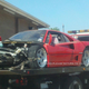 Illustration for article titled Ferrari F40 wrecked in Houston crash